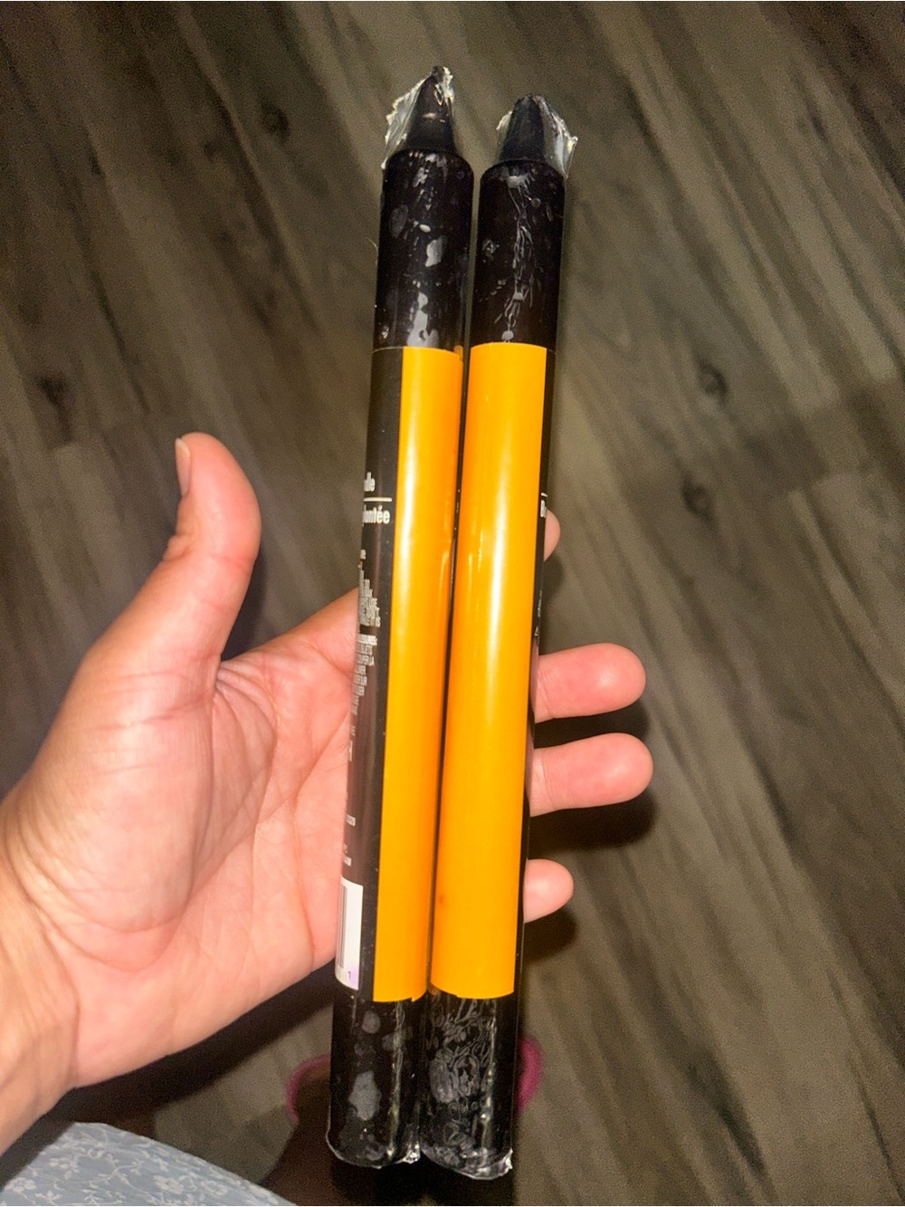 Halloween Black Candles